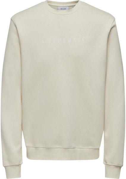 Onsconnor Authentıc Reg Crew Neck Sweat Krem 22030625