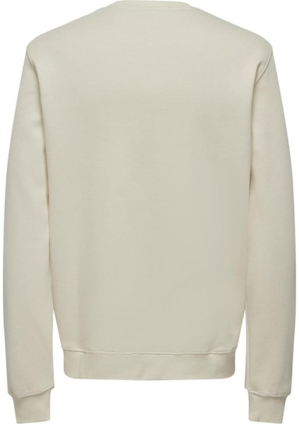 Onsconnor Authentıc Reg Crew Neck Sweat Krem 22030625 modelleri