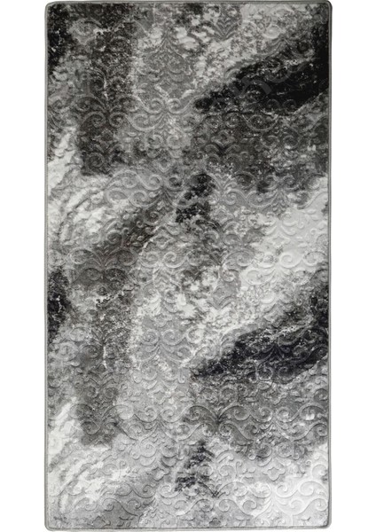 Halı Antrasit Yıkanabilir Saçaksız Kaymaz Delüxe Yolluk Kilim Salon Halısı Modelleri fırsatları