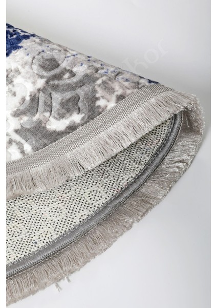Halı Lacivert Saçaklı Oval Delüxe Kesme Yolluk Kilim Salon Halısı Modelleri fırsatları