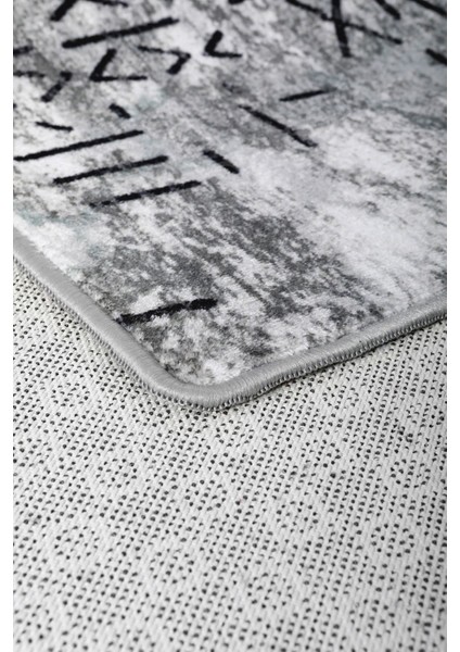 Halı Gri Iskandinav Yıkanabilir Saçaksız Delüxe Yolluk Kilim Salon Halısı Modelleri fırsatları