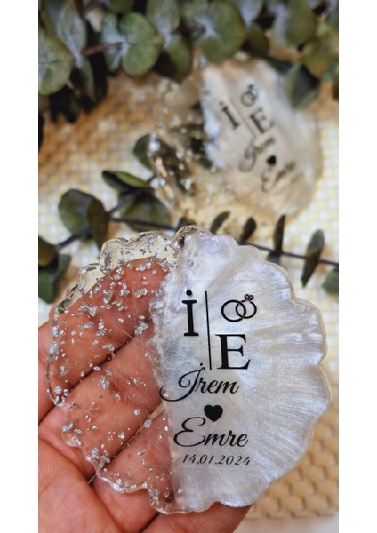 Sevgiliatolyem GÜMÜŞ MAGNET 10 Adet SÖZ NİŞAN NİKAH Hediyelikleri fırsatları