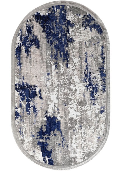 Halı Lacivert Saçaklı Oval Delüxe Kesme Yolluk Kilim Salon Halısı Modelleri fiyatları