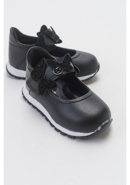 Kız Çocuk Siyah Suni Deri Çocuk Babet fiyatları
