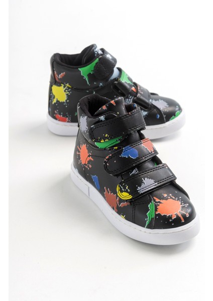 Erkek Çocuk Siyah Suni Deri Çocuk Bot fiyatları