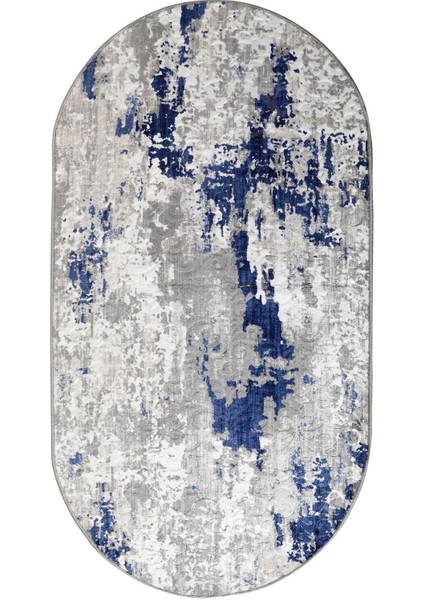 Halı Lacivert Yıkanabilir Oval Delüxe Kesme Yolluk Kilim Salon Halısı Modelleri fiyatları