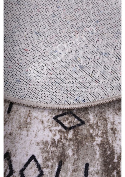 Halı Kahverengi Yıkanabilir Yuvarlak Delüxe Yolluk Kilim Salon Halısı Modelleri modelleri