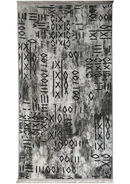 Halı Gri Iskandinav Yıkanabilir Saçaklı Delüxe Kesme Yolluk Kilim Salon Halısı Modelleri fiyatları