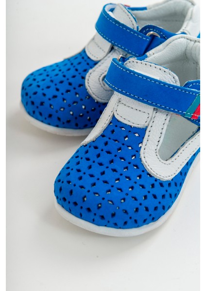 Unisex Çocuk Sax-Beyaz Deri Ortopedik Destekli İlk Adım Ayakkabı