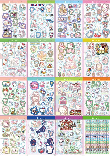 Hello Kitty Temalı Sticker Kitapçığı GGK PM006