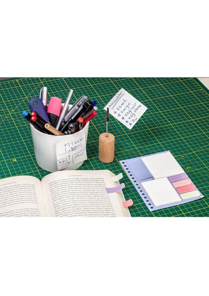 Mor Yapışkan Not Seti Post It Sticky Note GGK KYN006