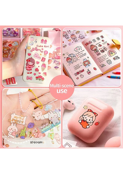 Sweet Dreams Temalı 100 Yaprak 4 Bölmeli Sticker Seti Bullet Journal GGK DG047