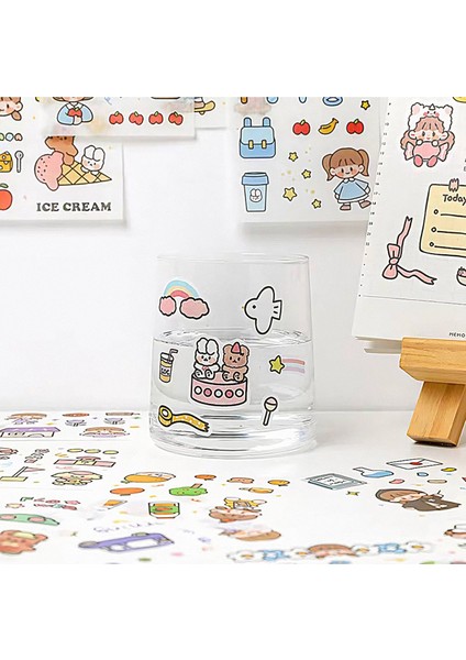 Game Time Temalı 100 Yaprak 4 Bölmeli Sticker Seti Bullet Journal GGK DZ072