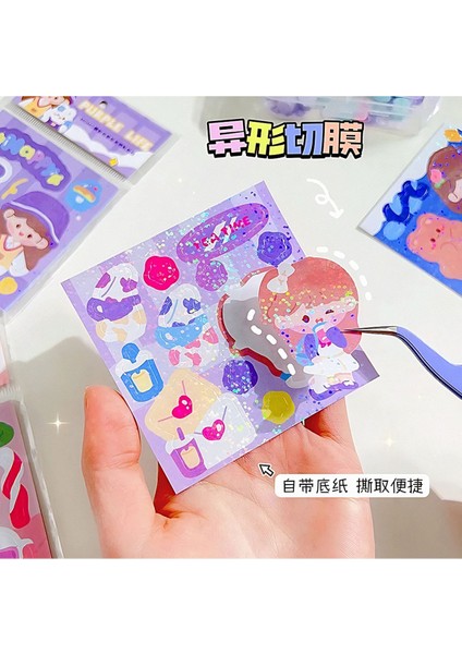 Momo Temalı 200 Yaprak Sticker Seti Bullet Journal GGK DD020