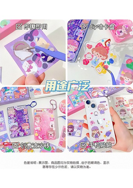 Momo Temalı 200 Yaprak Sticker Seti Bullet Journal GGK DD020