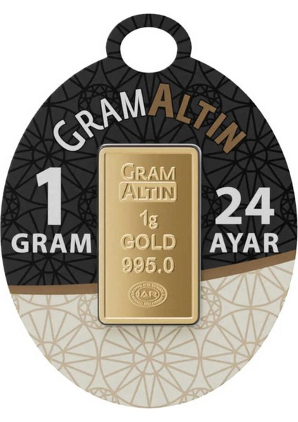 1 Gram 24 Ayar Külçe Gram Altın Ziynet Gold