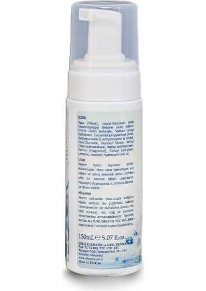 ALLPURE Makyaj Temizleme Köpüğü 150 ml