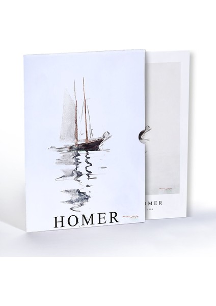 Two Masted Schooner, Özel Tasarım Kılıflı, A4 Poster