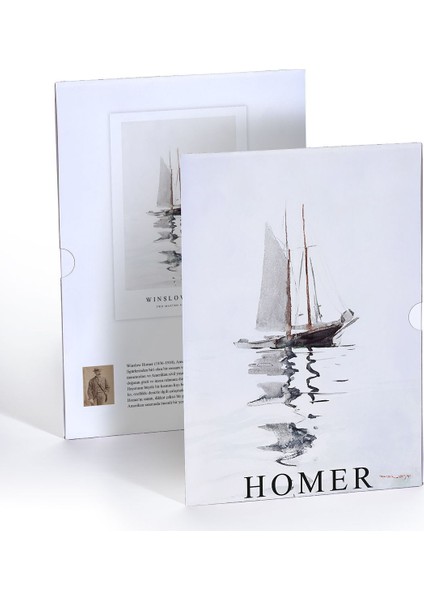 Two Masted Schooner, Özel Tasarım Kılıflı, A4 Poster