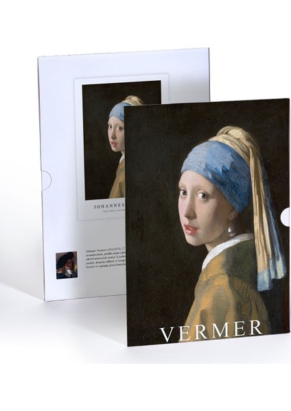 Girl With A Pearl Earring, Özel Tasarım Kılıflı, A4 Poster