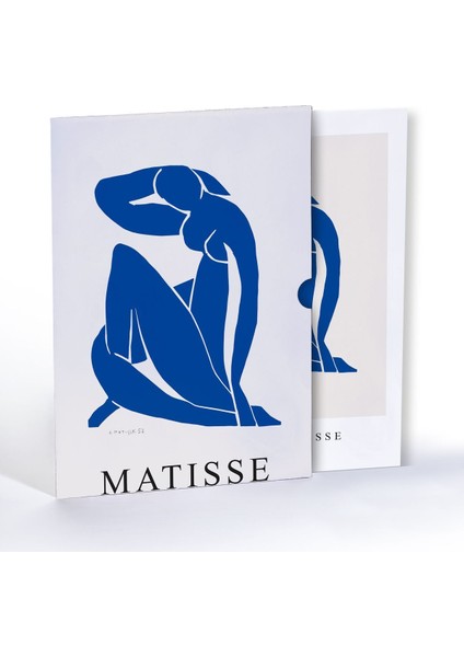 Blue Nude, Özel Tasarım Kılıflı, A4 Poster