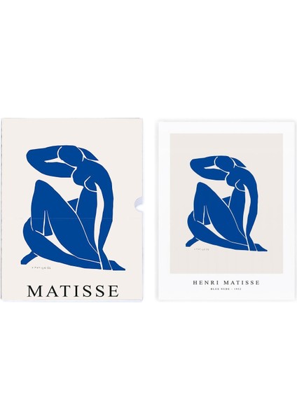 Blue Nude, Özel Tasarım Kılıflı, A4 Poster fiyatları