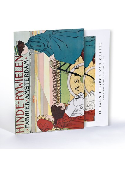 Hinde-Rijwielen Fabriek Amsterdam, Özel Tasarım Kılıflı, A4 Poster