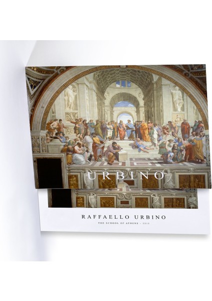 The School Of Athens, Raffaello Da Urbino, A4 Poster