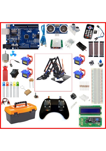 Arduino Başlangıç Seti Robot Kol Seti