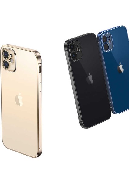 Apple iPhone 11 Kılıf Zore Mat Gbox Kapak-Gümüş