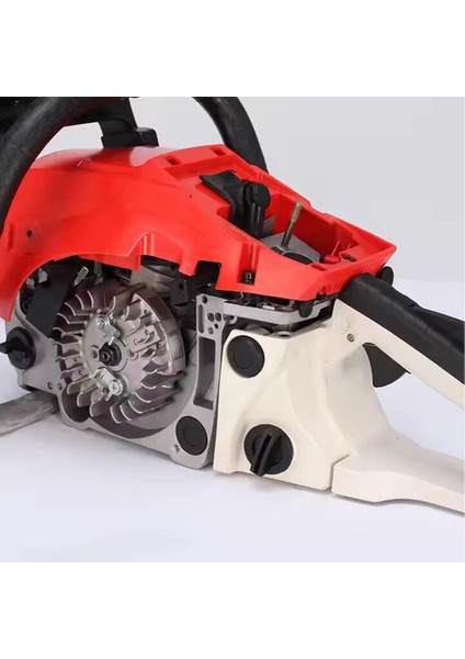 Ekstra Güçlü Titanyum Piston Çift Egsoz Benzinli Ağaç Odun Dal Kesme Motoru Bıçkı Makinesi
