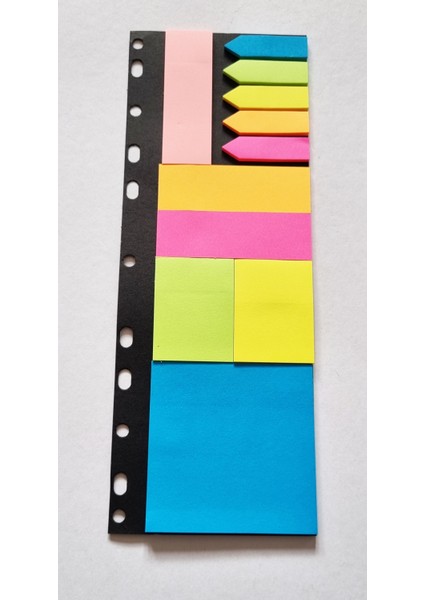 11 Parça 11 Farklı Renk - Ebat Yapışkanlı Not Kağıdı 20X8CM fiyatları