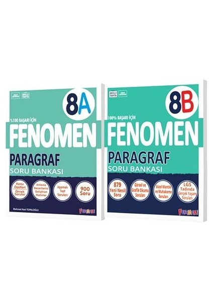 Fenomen 8.sınıf Lgs Paragraf A-B Soru Bankası