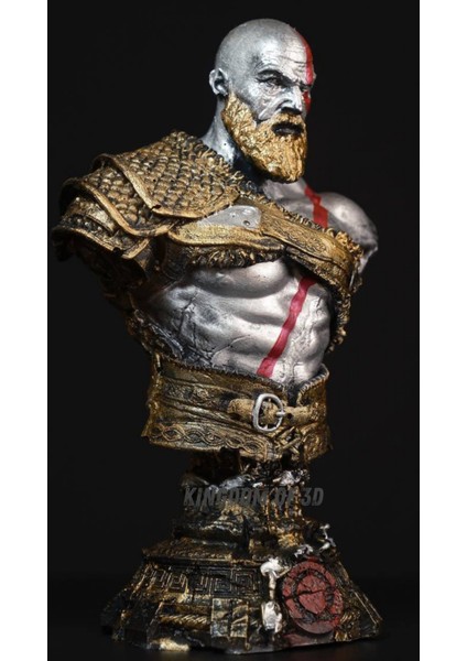 God Of War Kratos Büst, God Of War Ragnarök Kratos Figür