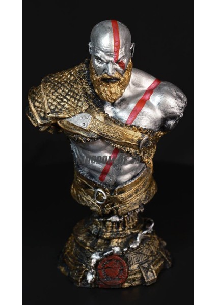 God Of War Kratos Büst, God Of War Ragnarök Kratos Figür