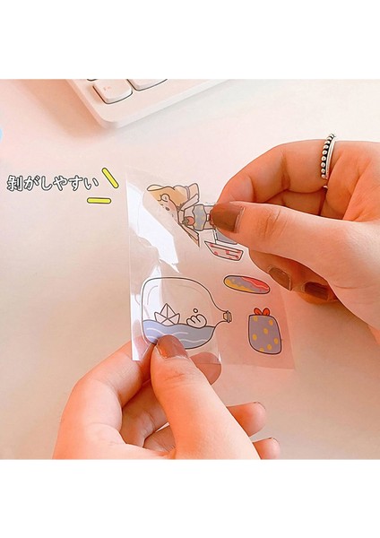 Star Travel Temalı 100 Yaprak 4 Bölmeli Sticker Seti Bullet Journal GGK DJ060 modelleri