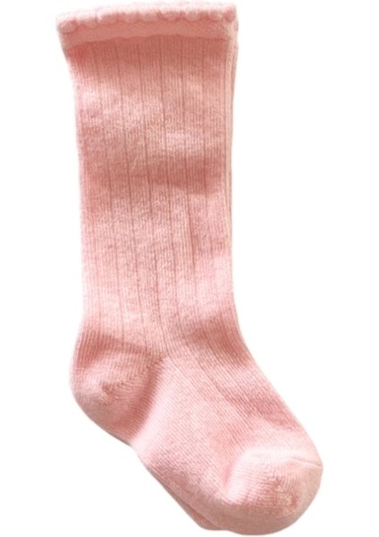 3'lü Pembe Kız Bebek & Çocuk Dizaltı Çorabı fiyatları