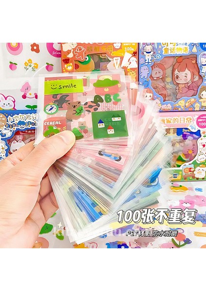 Star Little Spirit Temalı 100 Yaprak Sticker Seti Bullet Journal GGK DA008 fiyatları