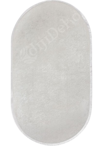 Halı Krem Janjanlı Oval Saçaklı Kesme Ince Yolluk Kilim Salon Halısı Modelleri