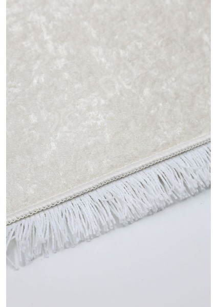 Halı Krem Janjanlı Saçaklı Kaymaz Kesme Ince Yolluk Kilim Salon Halısı Modelleri fırsatları