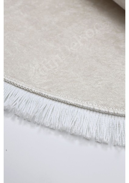Halı Krem Janjanlı Yuvarlak Saçaklı Kesme Ince Yolluk Kilim Salon Halısı Modelleri fırsatları