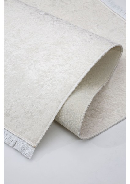 Halı Krem Janjanlı Saçaklı Kaymaz Kesme Ince Yolluk Kilim Salon Halısı Modelleri modelleri