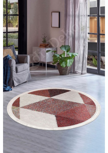 Halı Multi K1270 Saçaklı Yuvarlak Kesme Ince Yolluk Kilim Salon Halısı Modelleri