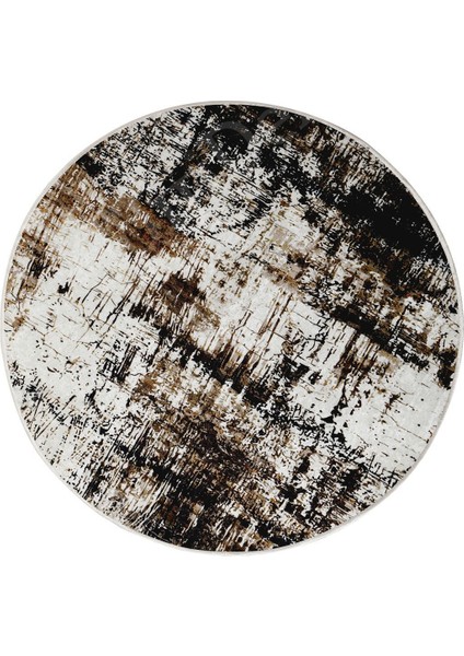 Halı Siyah K1310 Yıkanabilir Yuvarlak Kesme Ince Yolluk Kilim Salon Halısı Modelleri modelleri