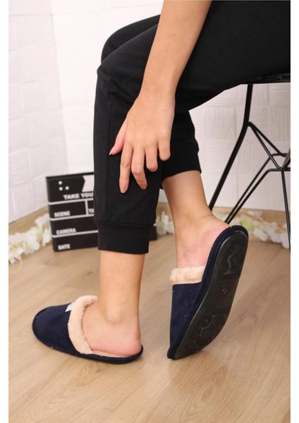 Ünisex Içi Kürklü Kışlık Ev Terliği Misafir Çeyiz Bohça Terliği Kaymaz Ses Yapmaz Taban modelleri