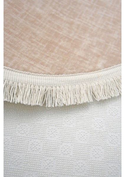 Halı Vizon Stylish Yıkanabilir Saçaklı Oval Kesme Ince Yolluk Kilim Salon Halısı Modeli fırsatları