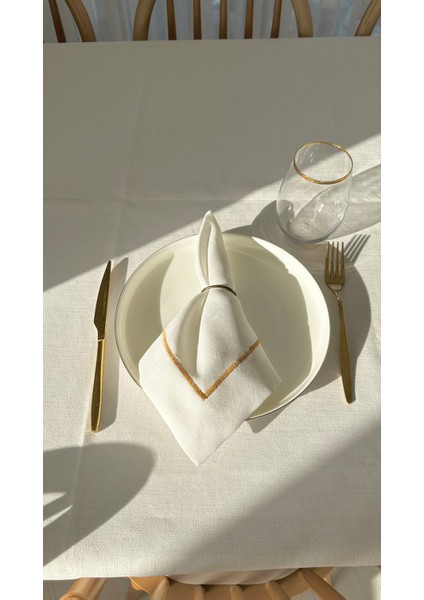 Creaminhome 6 Adet Gold Peçete