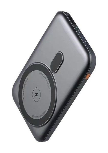 PW0103 5000MAH 22.5W 1Type-C Giriş 1usb LED Gösterge Manyetik Magsafe Kablosuz Taşınabilir Powerbank