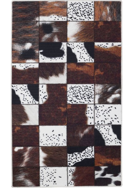 Diji Dekor Halı Kahverengi DR01 Yıkanabilir Saçaksız Kesme Ince Yolluk Kilim Salon Halısı Modelleri fiyatları