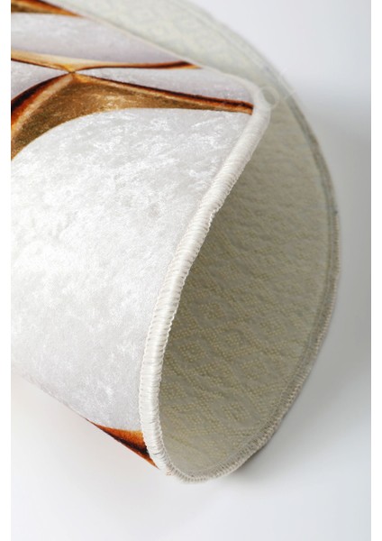 Halı Gold KY7059 Yıkanabilir Yuvarlak Kesme Ince Yolluk Kilim Salon Halısı Modelleri indirimleri